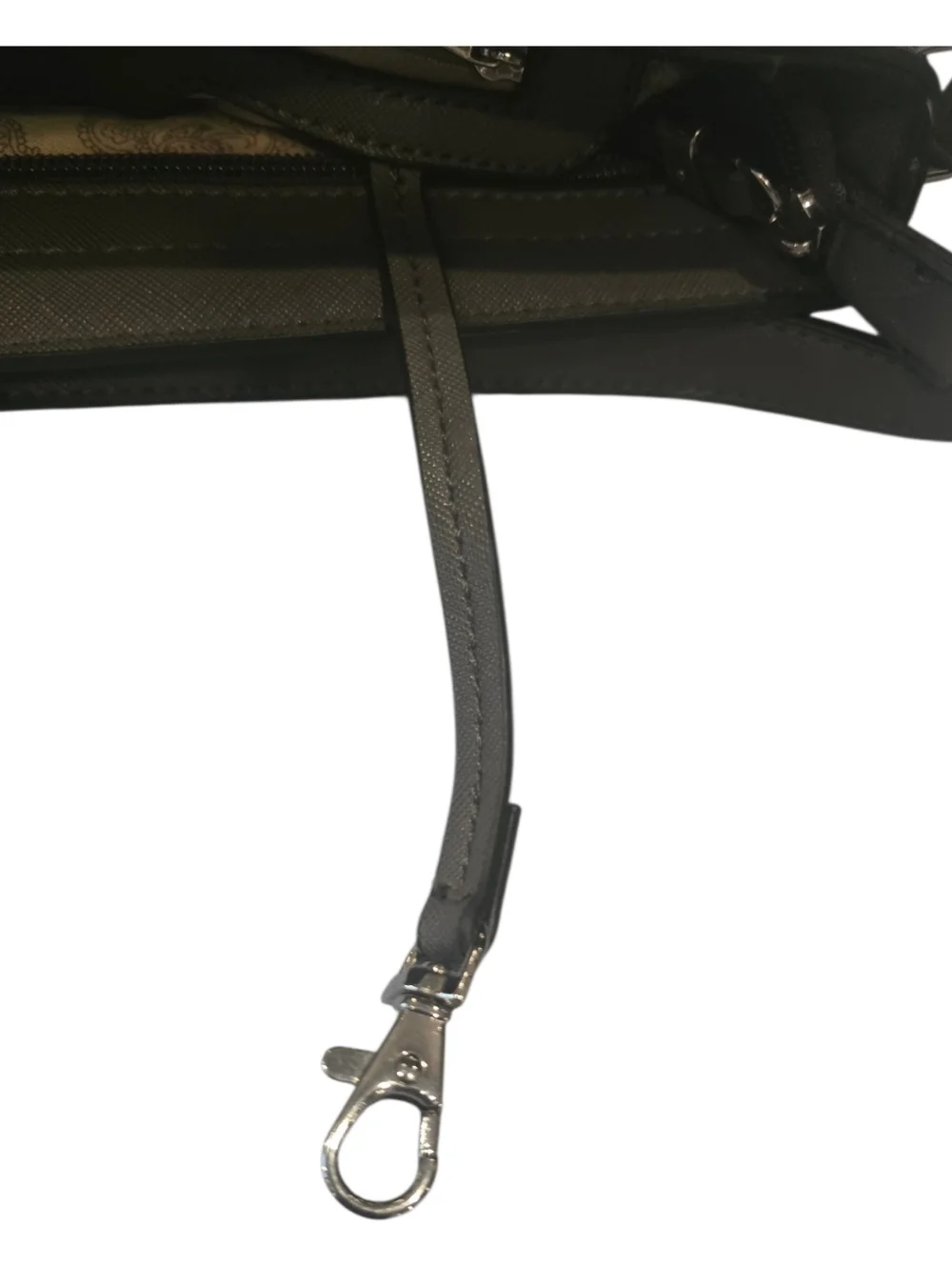 Simply Noelle Compact Gray Crossbody Bag Everyday Style Nylon Body - Picture 5 of 12